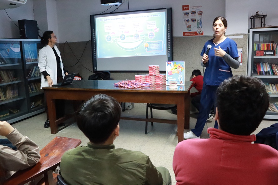 Dictaron un taller de salud bucal en el Instituto Técnico